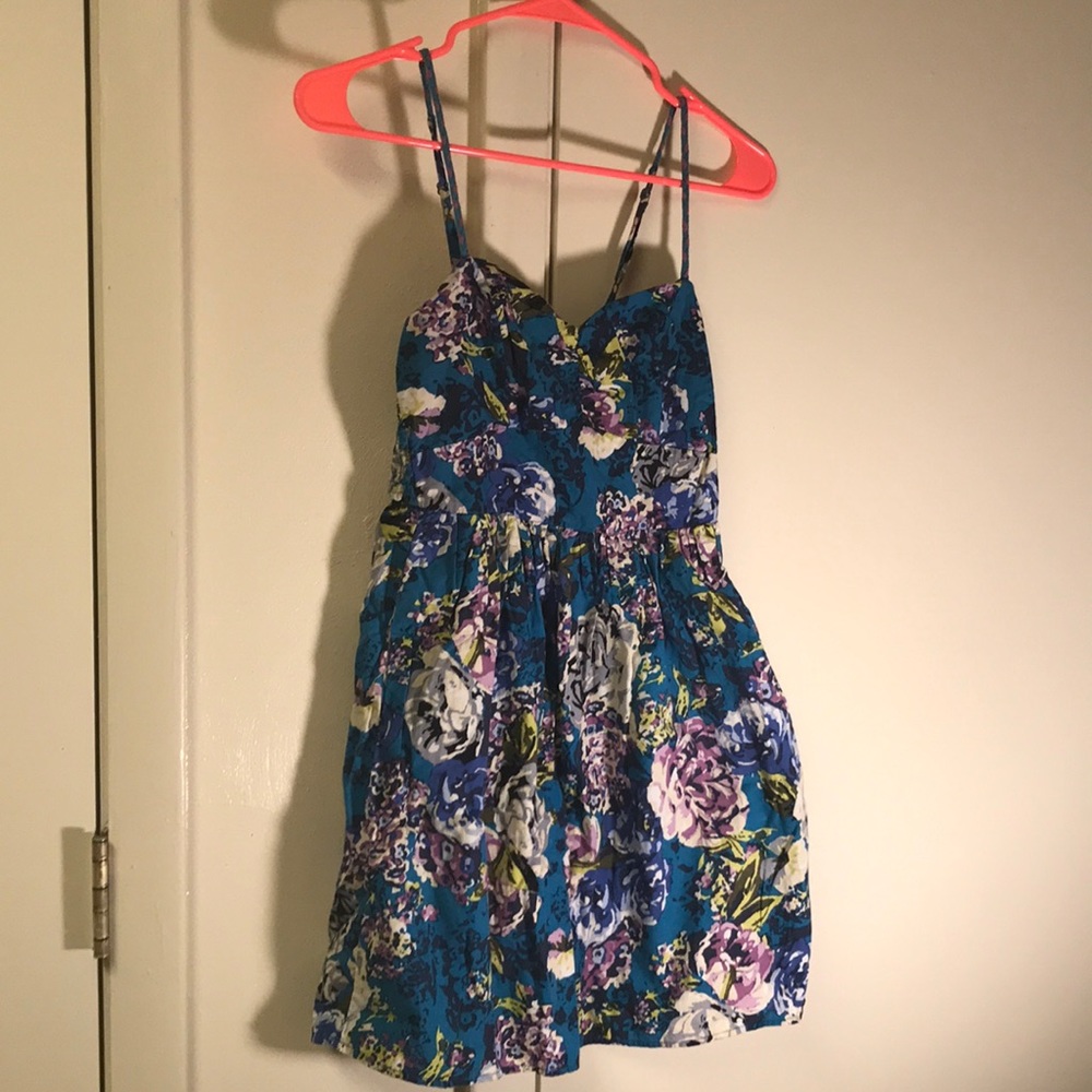 Xhiliration XS Floral Dress